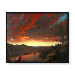 Frederic Edwin Church Zmierzch Twilight in the Wilderness 50×40