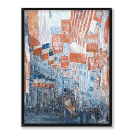 Frederick Childe Hassam Aleja sojuszników 2 30x40 w RAMIE