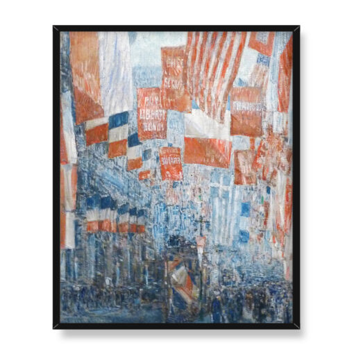 Frederick Childe Hassam Aleja sojuszników 2 40x50