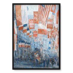 Frederick Childe Hassam Aleja sojuszników 2 50×70