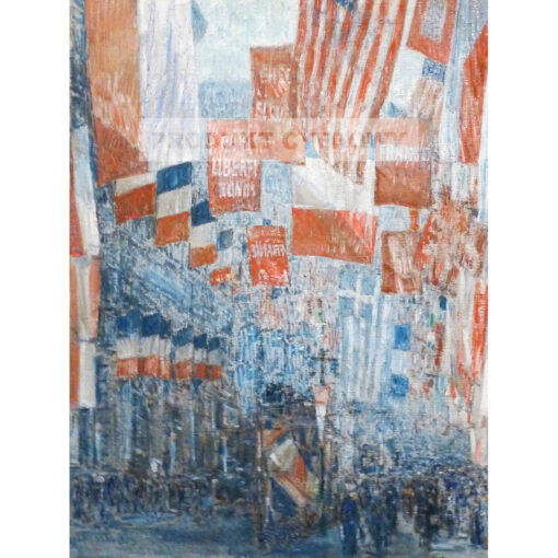 Frederick Childe Hassam Aleja sojuszników 2 — produkt cyfrowy do pobrania