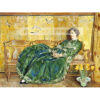Frederick Childe Hassam Kwiecień Zielona suknia — produkt cyfrowy do pobrania