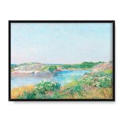 Frederick Childe Hassam Mały staw Appledore 40×30