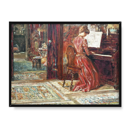 Frederick Childe Hassam Przy fortepianie 40x30