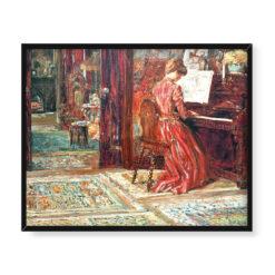 Frederick Childe Hassam Przy fortepianie 50×40