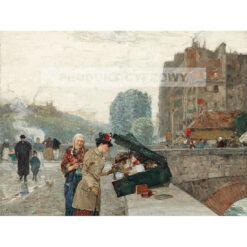 Frederick Childe Hassam Quai Saint-Michel — produkt cyfrowy do pobrania
