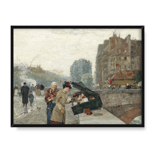 Frederick Childe Hassam Quai Saint-Michel 40x30