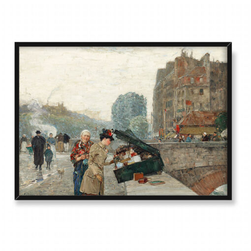 Frederick Childe Hassam Quai Saint-Michel 70x50