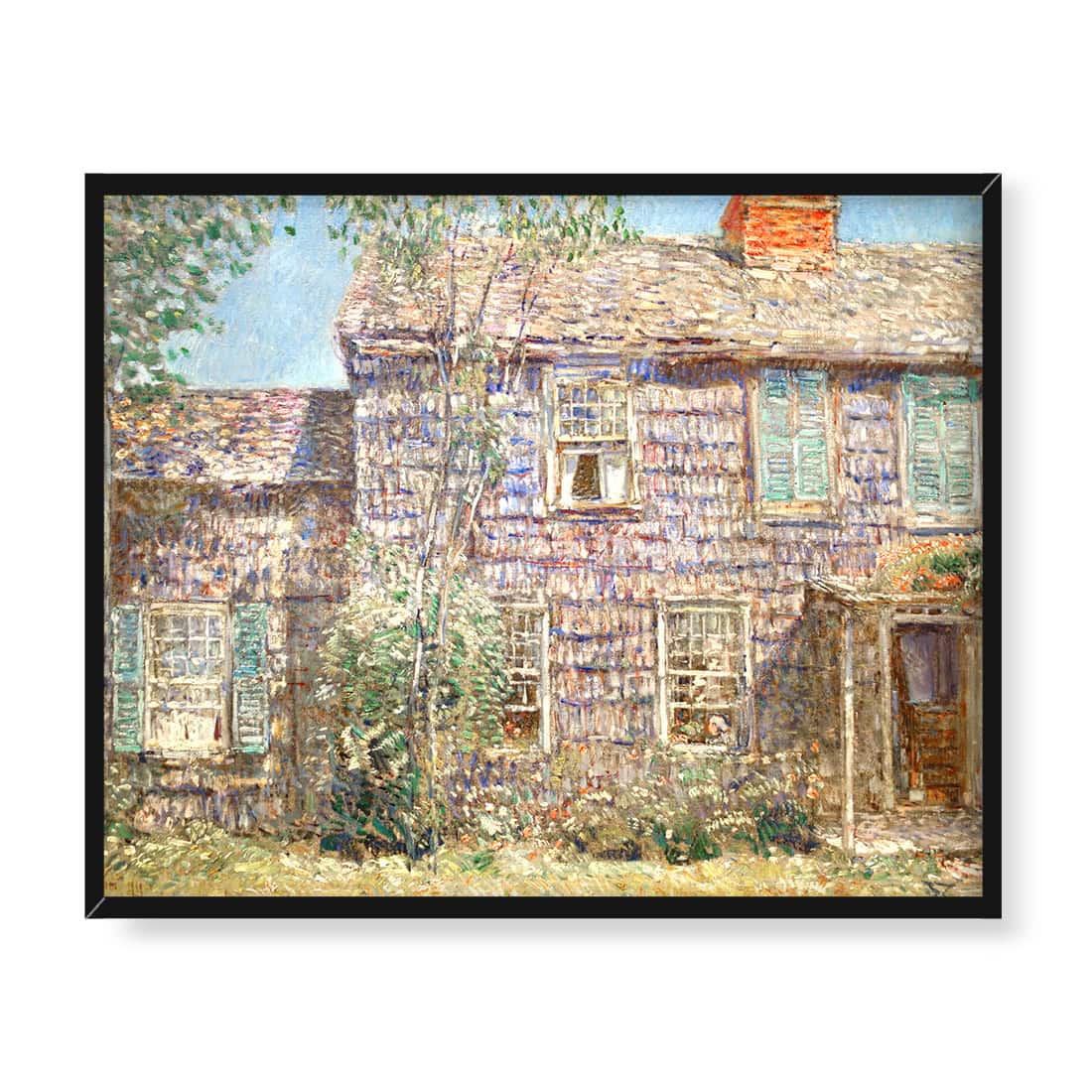 Frederick Childe Hassam Stary dom Easthampton Long Island 50x40