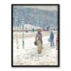 Frederick Childe Hassam Ulica Nowego Jorku Zimą 30×40