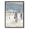 Frederick Childe Hassam Ulica Nowego Jorku Zimą 50×70
