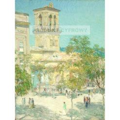 Frederick Childe Hassam Ulica Wielkiego Kapitana Kordoba — produkt cyfrowy do pobrania