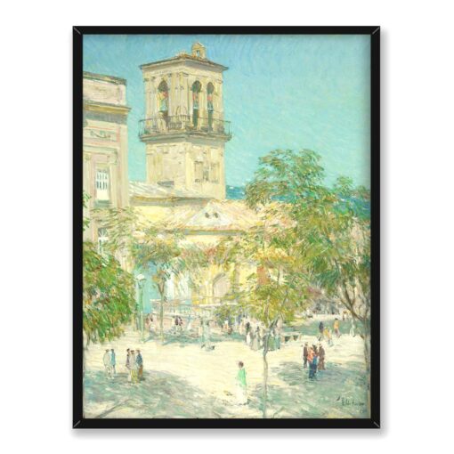 Frederick Childe Hassam Ulica Wielkiego Kapitana Kordoba 30x40 w RAMIE