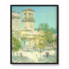 Frederick Childe Hassam Ulica Wielkiego Kapitana Kordoba 40×50 w RAMIE