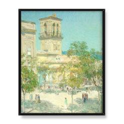 Frederick Childe Hassam Ulica Wielkiego Kapitana Kordoba 40×50