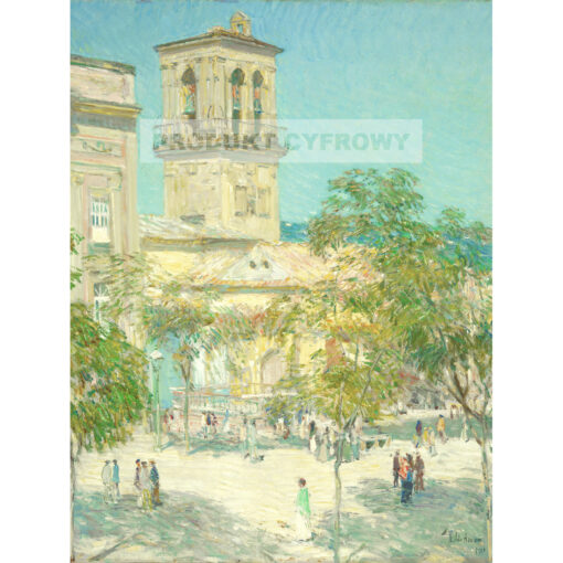 Frederick Childe Hassam Ulica Wielkiego Kapitana Kordoba — produkt cyfrowy do pobrania
