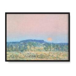 Frederick Childe Hassam Wrześniowy wschód księżyca 40×30