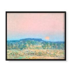 Frederick Childe Hassam Wrześniowy wschód księżyca 50×40