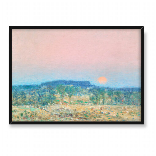 Frederick Childe Hassam Wrześniowy wschód księżyca 70x50