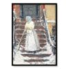 Frederick Childe Hassam Zamiatanie śniegu 50×70
