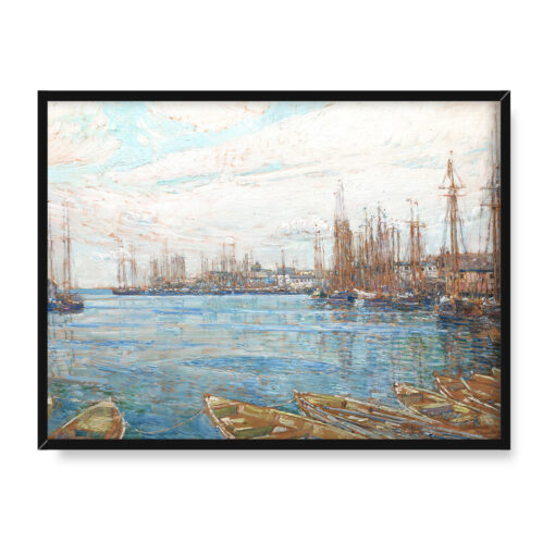 Frederick Childe Hassam Zatoka tysiąca masztów 40x30 w RAMIE