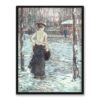 Frederick Childe Hassam Zima w Central Parku 30×40 w RAMIE