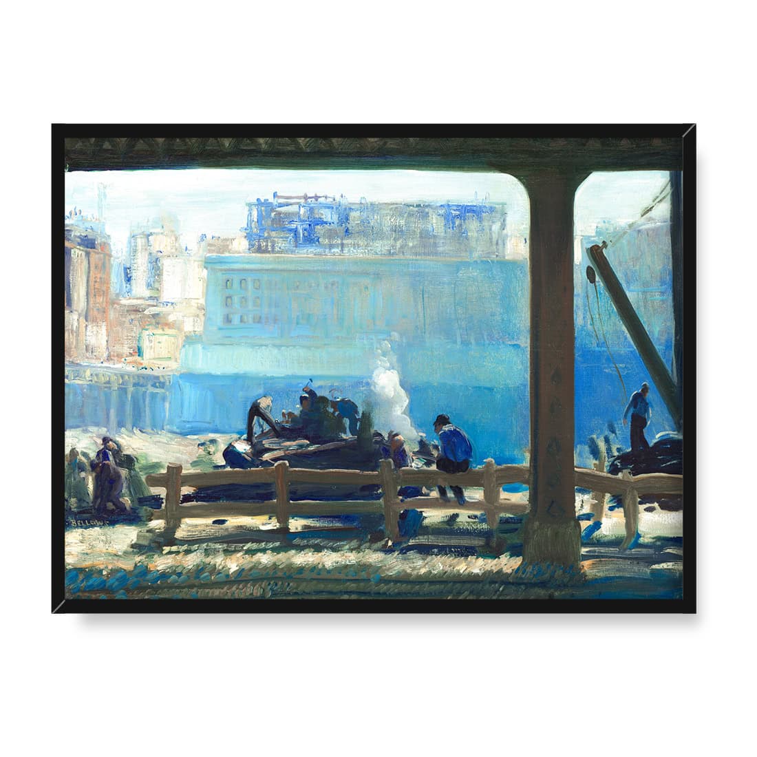 George Bellows Błękitny poranek 40x30 w RAMIE