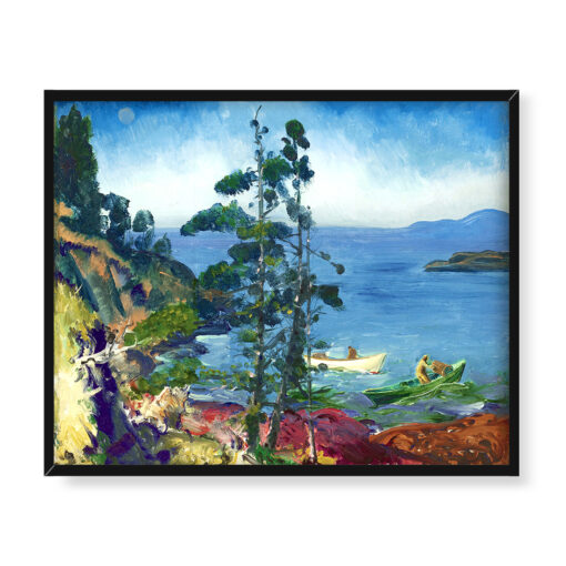 George Bellows Błękitny wieczór 50x40