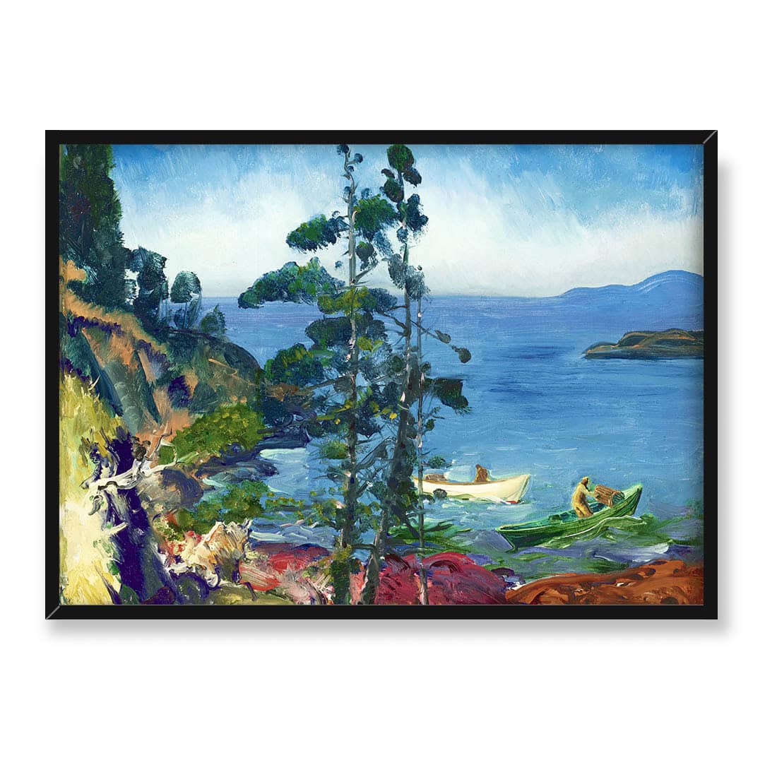 George Bellows Błękitny wieczór 70x50