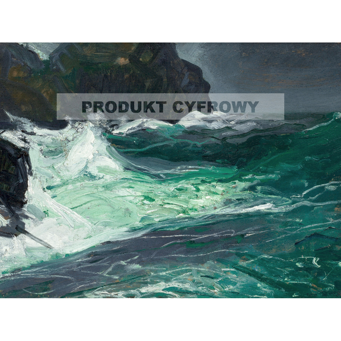 George Bellows Burza Morze — produkt cyfrowy do pobrania