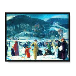 George Bellows Miłość do zimy 40×30