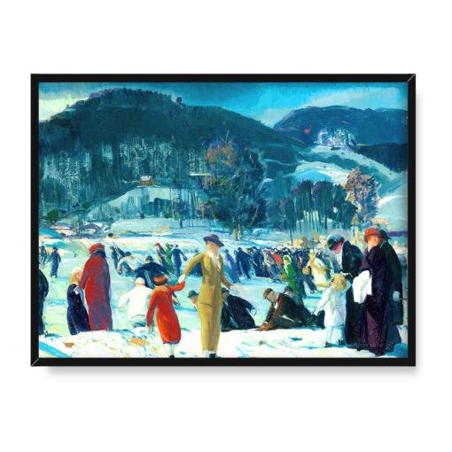 George Bellows Miłość do zimy 40x30 w RAMIE