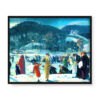 George Bellows Miłość do zimy 50×40 w RAMIE