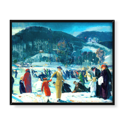George Bellows Miłość do zimy 50x40 w RAMIE