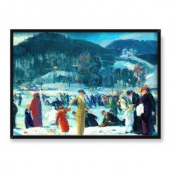 George Bellows Miłość do zimy 70×50