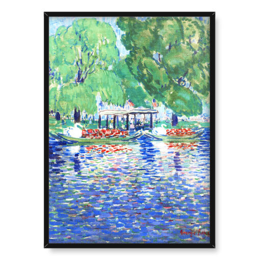George Benjamin Luks Łabędzie 50x70