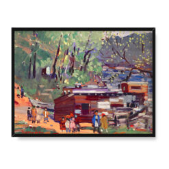 George Benjamin Luks Górny Manhattan 40×30