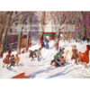 George Benjamin Luks Zima High Bridge Park — produkt cyfrowy do pobrania