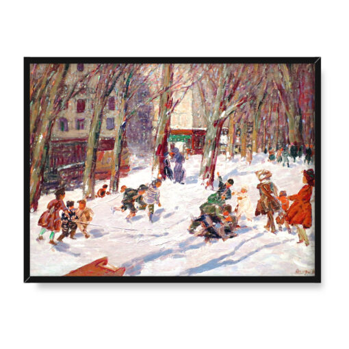 George Benjamin Luks Zima High Bridge Park 40x30