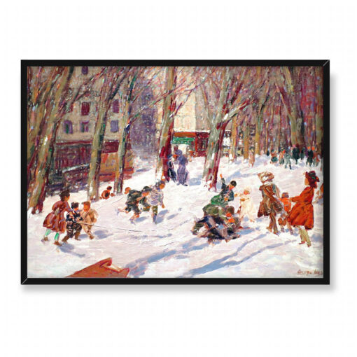 George Benjamin Luks Zima High Bridge Park 70x50