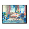 George Luks Autoportret we wnętrzu nowojorskiego apartamentu 40×30