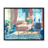 George Luks Autoportret we wnętrzu nowojorskiego apartamentu 50×40