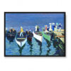 George Luks Wakacje nad rzeką Hudson 70×50