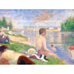 Georges Seurat Kąpiel w Asnieres Studium — produkt cyfrowy do pobrania