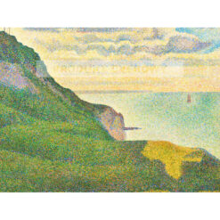 Georges Seurat Krajobraz morski w Port-en-Bessin Normandia — produkt cyfrowy do pobrania
