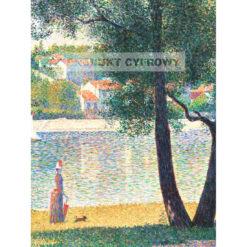 Georges Seurat Sekwana w Courbevoie — produkt cyfrowy do pobrania