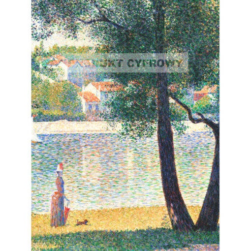 Georges Seurat Sekwana w Courbevoie — produkt cyfrowy do pobrania