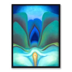 Georgia O’Keeffe Niebieski kwiat 30×40