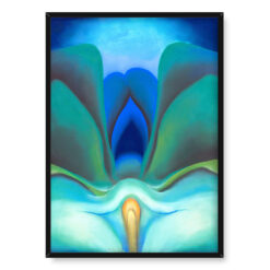 Georgia OKeeffe Niebieski kwiat 50×70