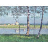 Gustave Caillebotte Brzeg Sekwany Rive de la Seine — produkt cyfrowy do pobrania